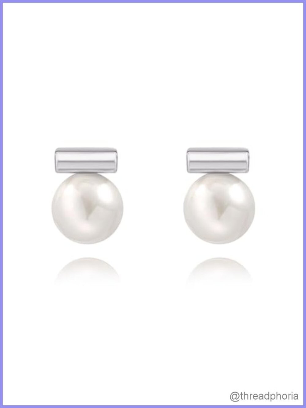 18K Gold Love Knot Stud Earrings with Pearl for Women
